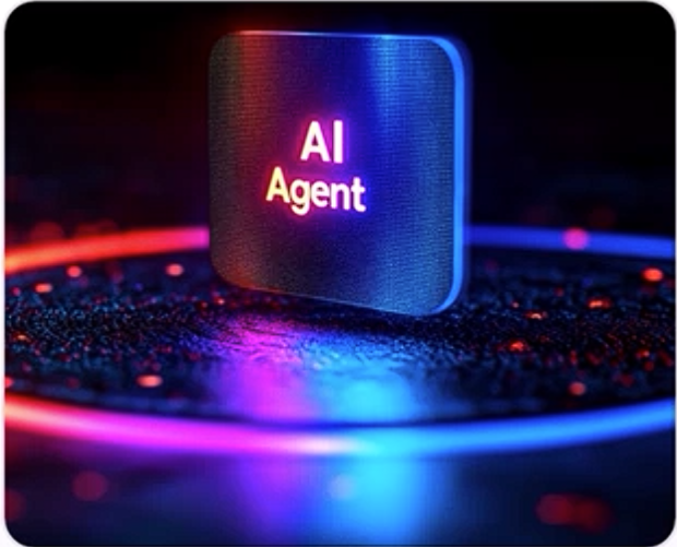 Illuminated AI agent processor