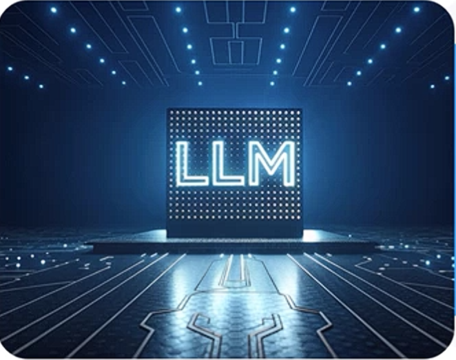 Large language model infrastructure in a connected computing environment