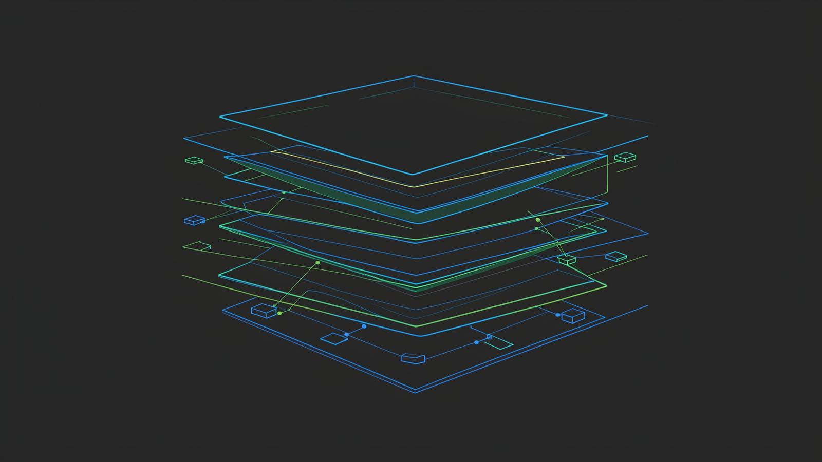 Layered diagram of data, integration, agent and monitoring layers